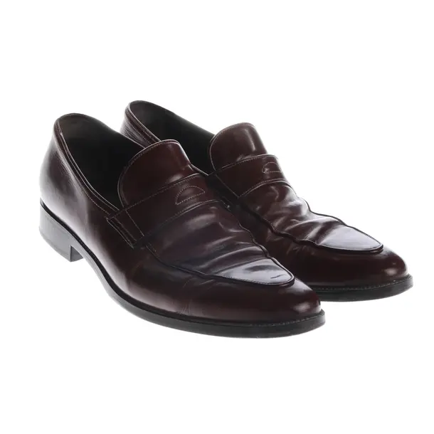 Loafers, in Brown, Santoni