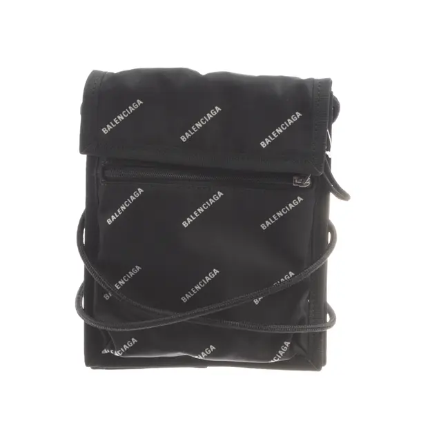Phone Bag, in Black, Polyester, Balenciaga