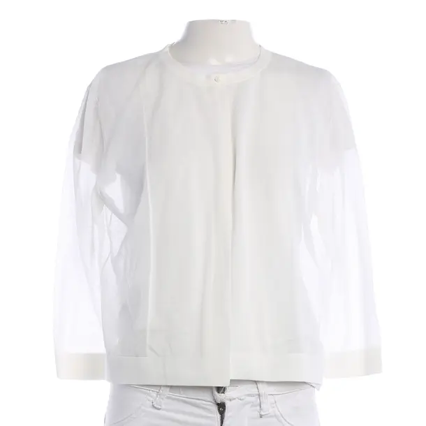 Cardigan, in White, Cotton, Akris