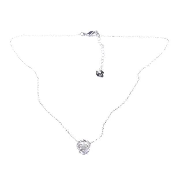 Halskette, in Silber, Metall (metallisch, metallisiert), Swarovski