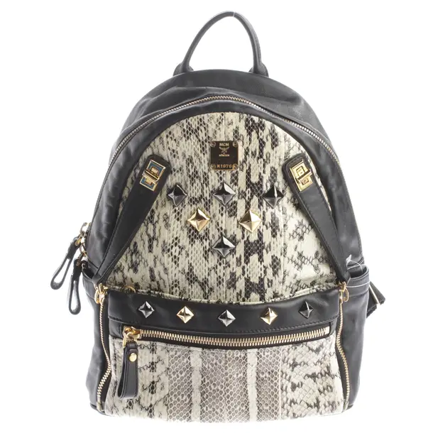 Rucksack, in Schwarz, Leder, MCM