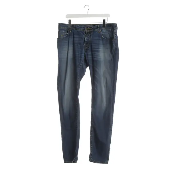 Slim Fit Jeans, in Navy, Cotton, Jacob Cohen