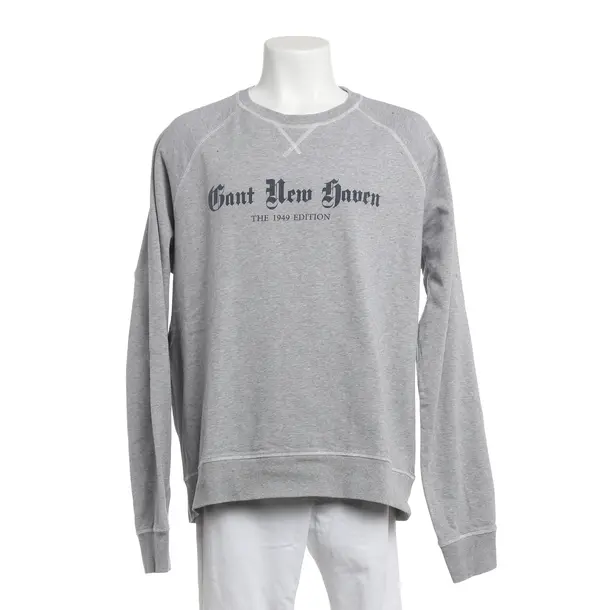 Sweatshirt, in Grau, Baumwolle, Gant