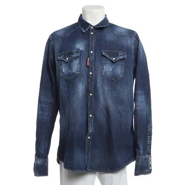Jeanshemd, in Blau, Baumwolle, Dsquared