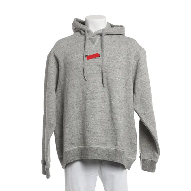 Hoodie, in Grau, Baumwolle, Dsquared