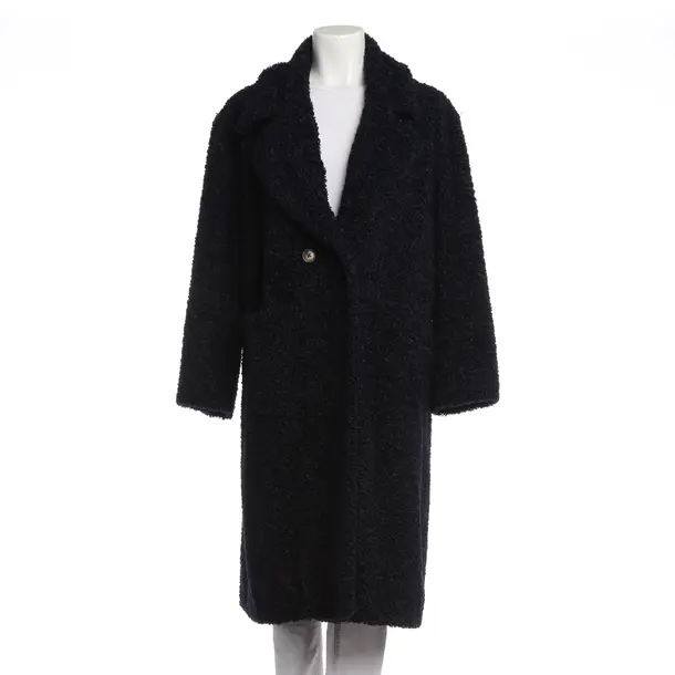 Mid-Season Coat, in Navy, Polyester, Rich & Royal