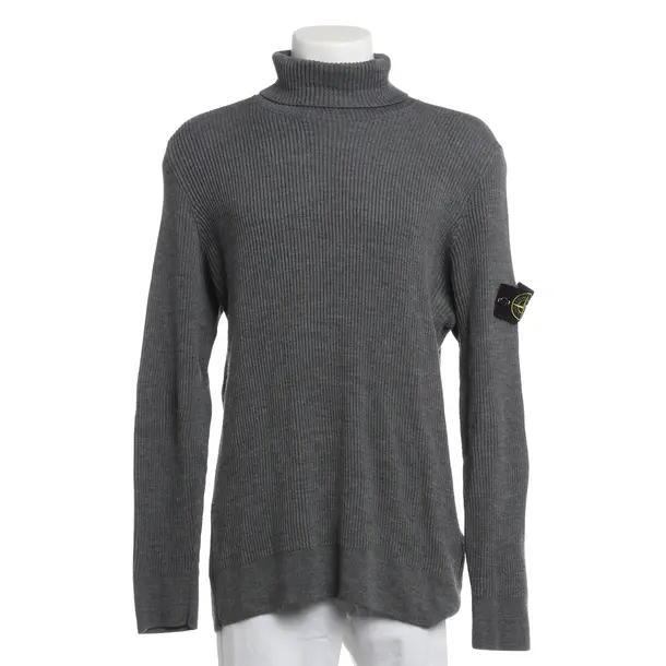 Maglione, in Grigio, Lana, Isola di pietra
