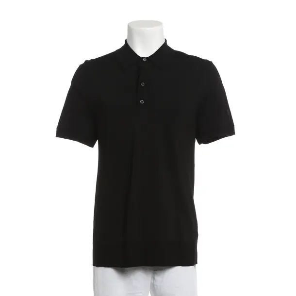 Poloshirt, in Schwarz, Viskose, Neil Barrett