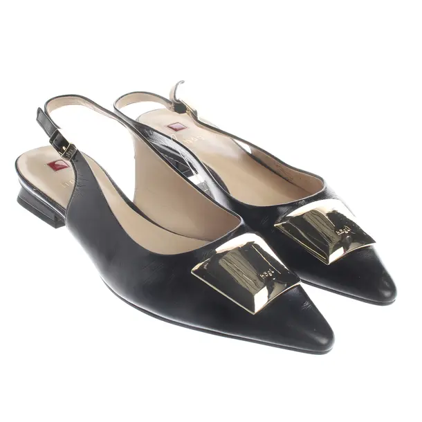Slingbacks, in Black, Högl