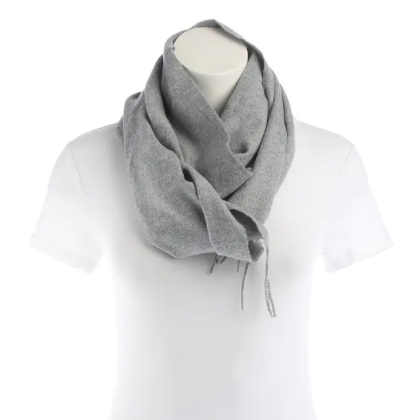 Schal, in Grau, Wolle, Moschino