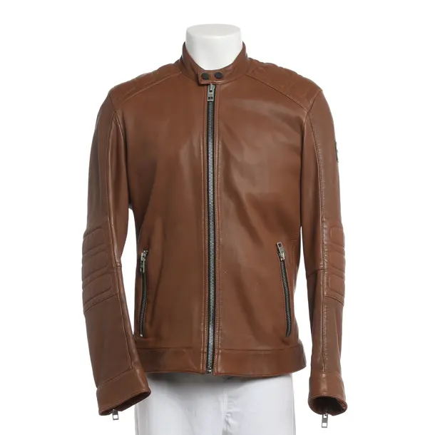 Lederjacke, in Hellbraun, Leder, Hugo Boss Black Label