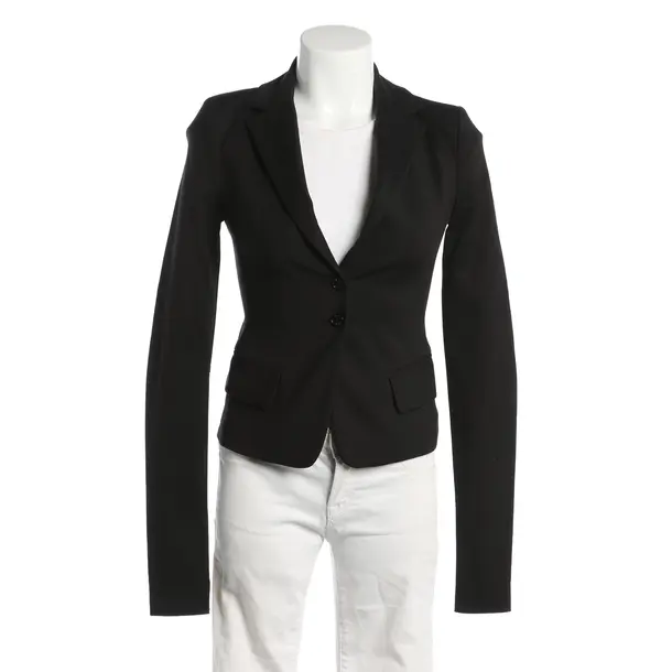 Blazer, in Black, Cotton, Patrizia Pepe