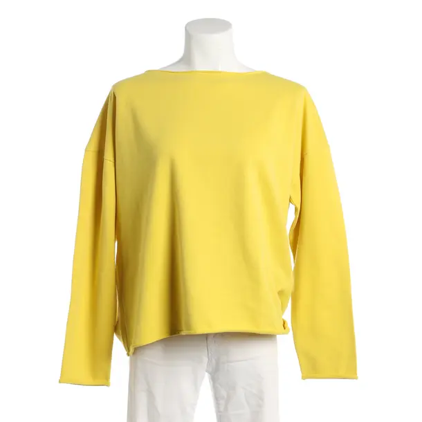 Sweatshirt, in Gelb, Baumwolle, Juvia