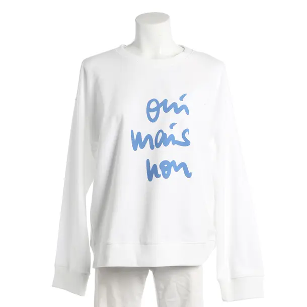 Sweatshirt, in White, Cotton, Juvia