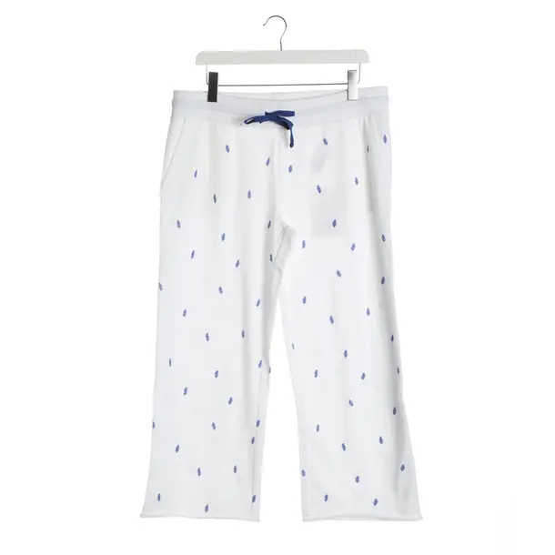 Pants, in White, Cotton, Juvia