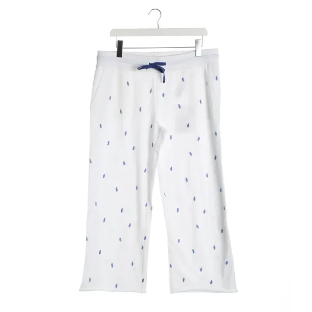 Pantaloni, in Bianco, Cotone, Juvia