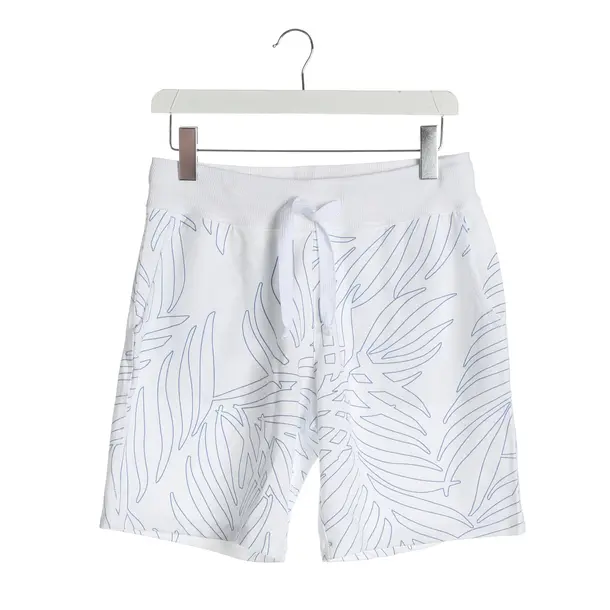 Shorts, in White, Cotton, Juvia