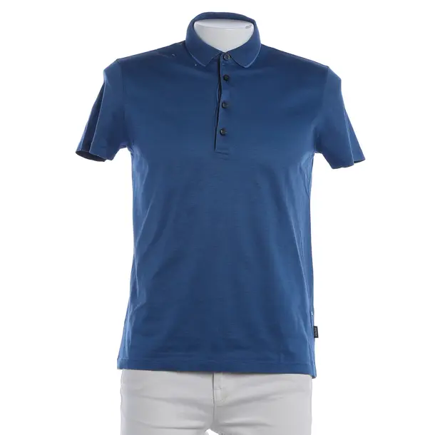 Polo Shirt, in Blue, Cotton, Hugo Boss Black Label