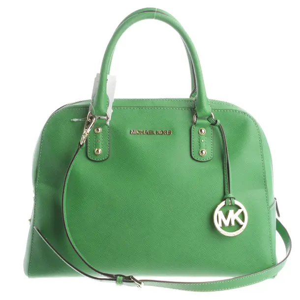 Handbag, in Green, Leather, Michael Kors
