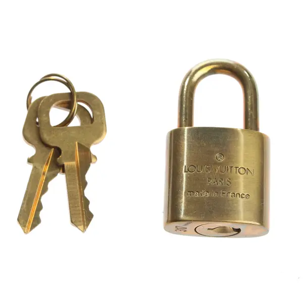 Lock & Key, in Gold, Metal (metallic, metallised), Louis Vuitton
