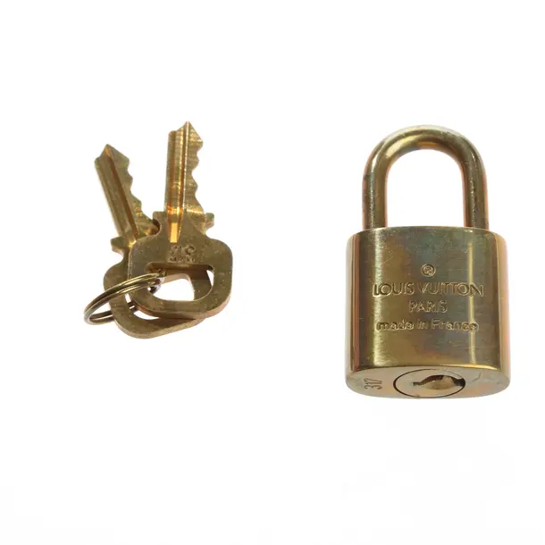 Lock & Key, in Gold, Metal (metallic, metallised), Louis Vuitton