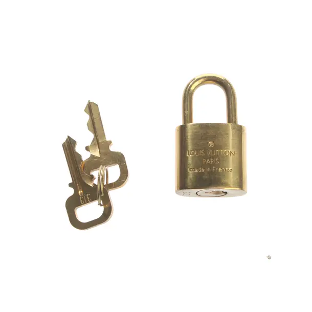 Lock & Key, in Gold, Metal (metallic, metallised), Louis Vuitton