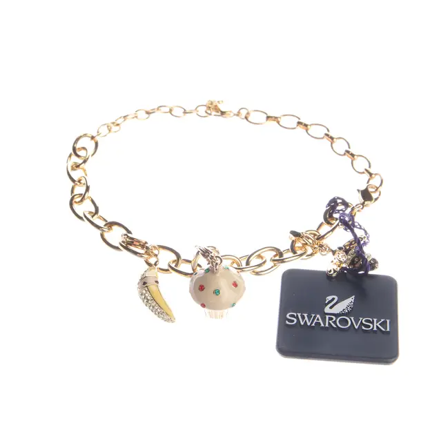 Armband, in Gold, Metall (metallisch, metallisiert), Swarovski