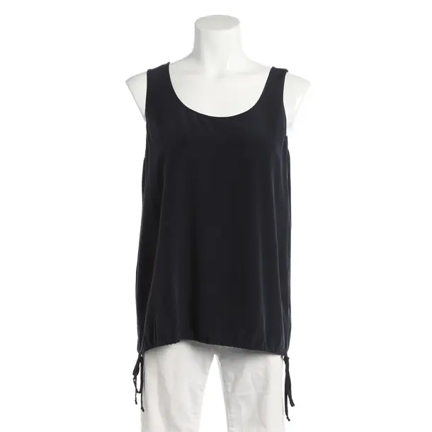 Top, in Navy, Silk, Hugo Boss Orange