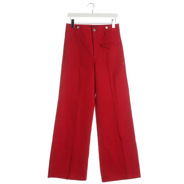 Pants, in Red, Cotton, Isabel Marant