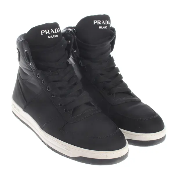 Sneaker alta, in Nero, Prada