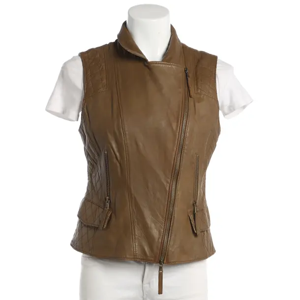 Weste, in Braun, Leder, Marc Cain