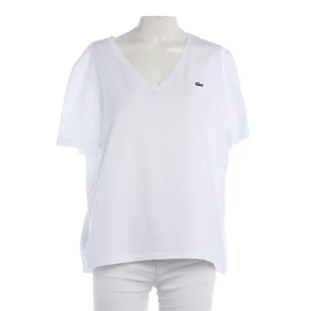 Shirt, in Weiß, Baumwolle, Lacoste