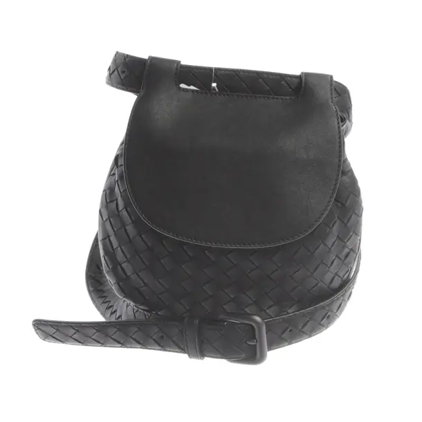 Umhängetasche, in Dunkelbraun, Leder, Bottega Veneta