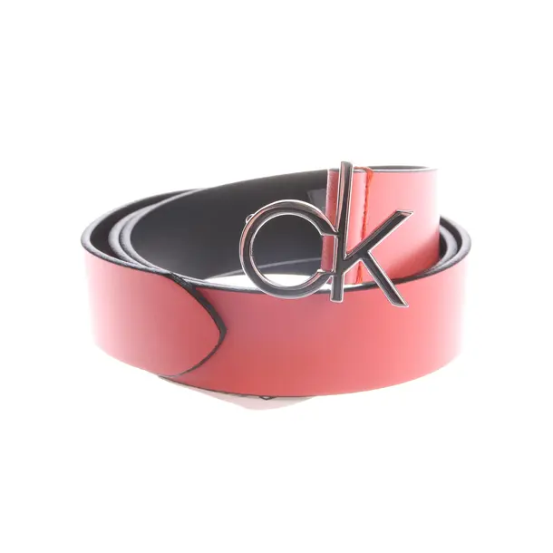 Belt, in Light Red, Leather, Calvin Klein