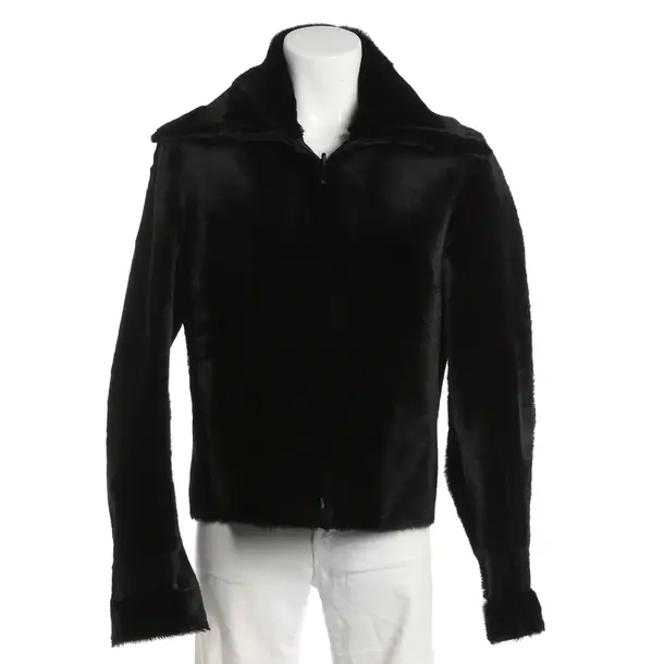 Lederjacke, in Schwarz, Leder, Hugo Boss Red Label