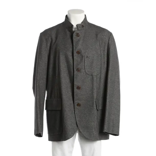 Blazer, in Gray, Wool, Luis Trenker