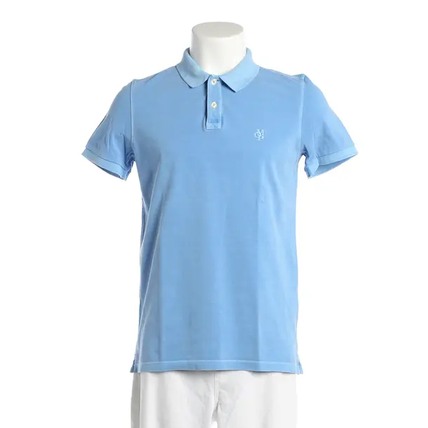Poloshirt, in Hellblau, Baumwolle, Marc O'Polo