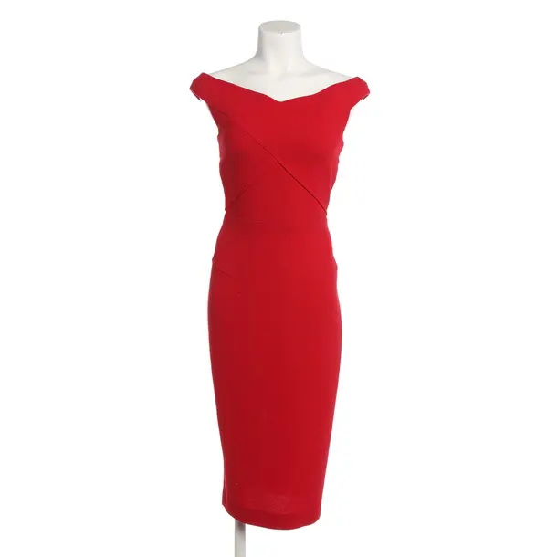 Cocktail Dress, in Red, Wool, Roland Mouret
