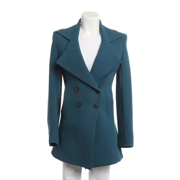 Cappotto mezza stagione, in Turchese, Lana, Roland Mouret