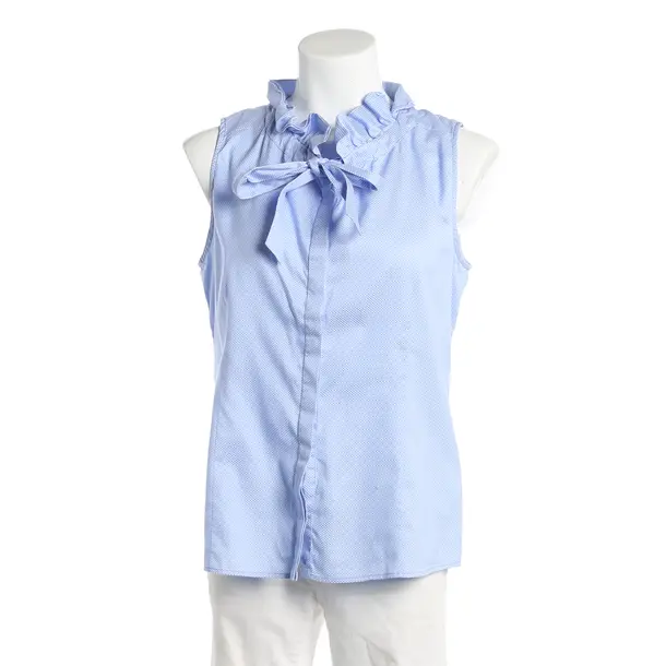 Blouse, in Light Blue, Cotton, Van Laack