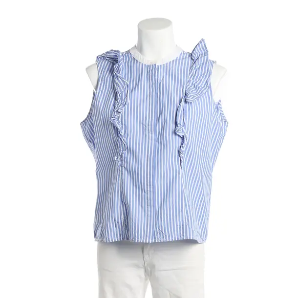 Blouse, in Blue, Cotton, Ivy Oak