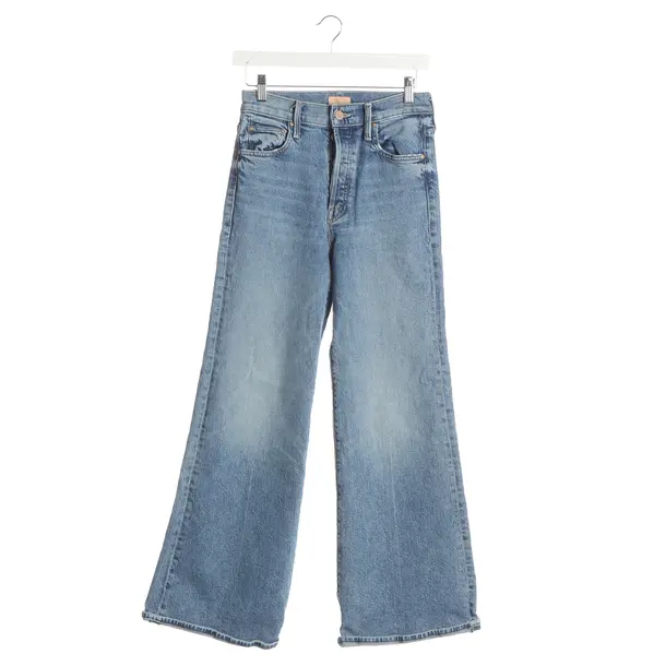 Jeans Flared, in Hellblau, Baumwolle, Mother