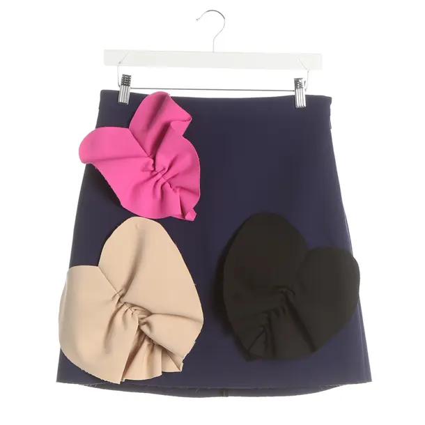 Skirt, in Navy, Polyester, MSGM