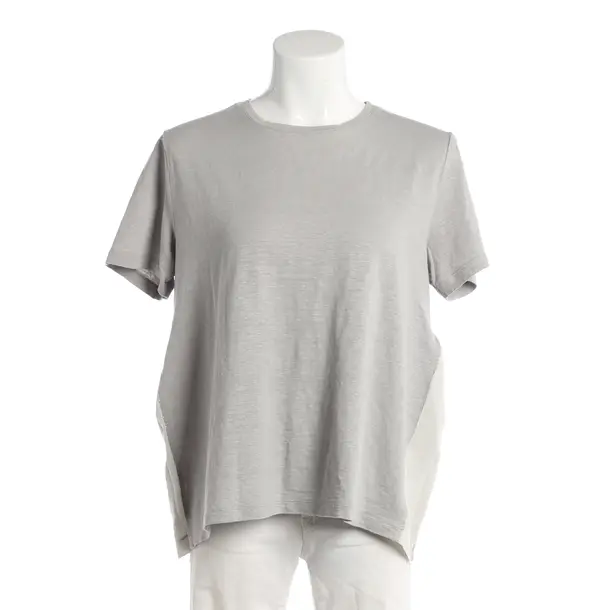 Shirt, in Light Gray, Linen, Fabiana Filippi