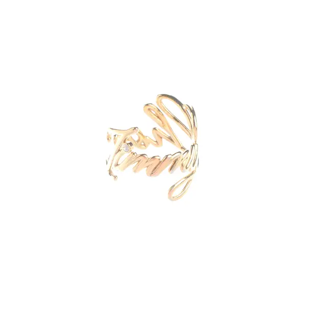 Ring, in Gold, Metal (metallic, metallized), Jimmy Choo