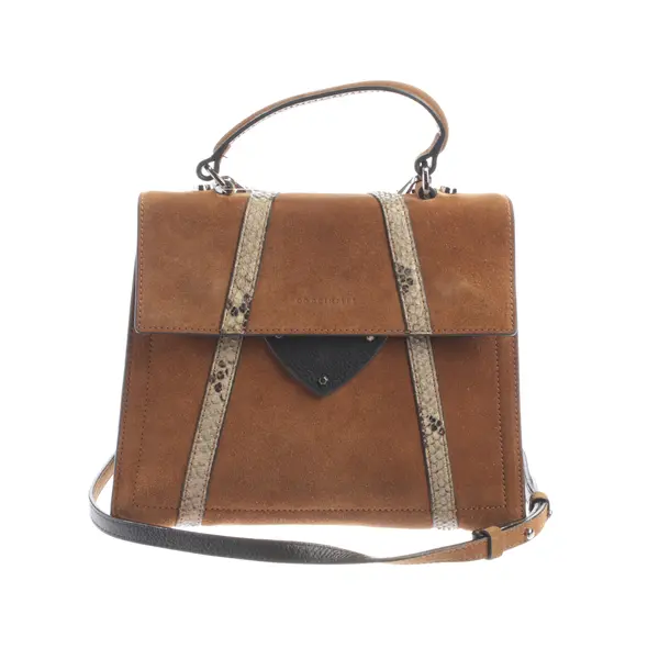 Handtasche, in Hellbraun, Leder, Coccinelle