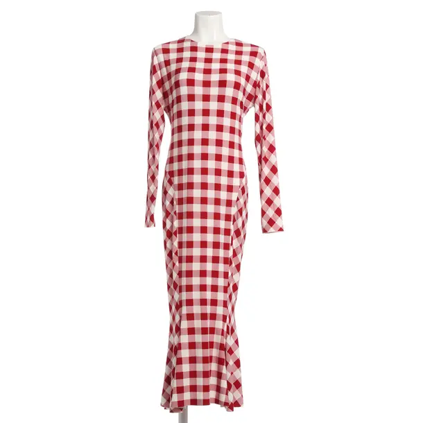 Dress, in Red, Polyester, Norma Kamali