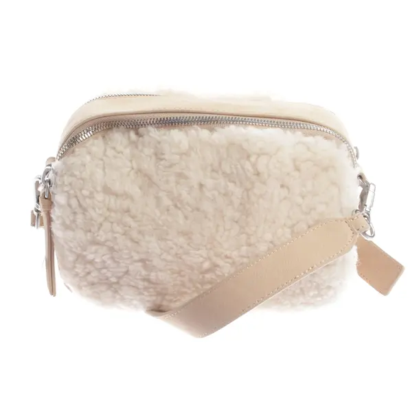 Schultertasche, in Hellbraun, Leder, Les Visionnaires