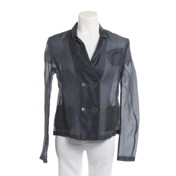 Blazer, in Navy, Silk, Jil Sander