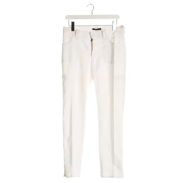 Pants, in White, Cotton, Max Mara